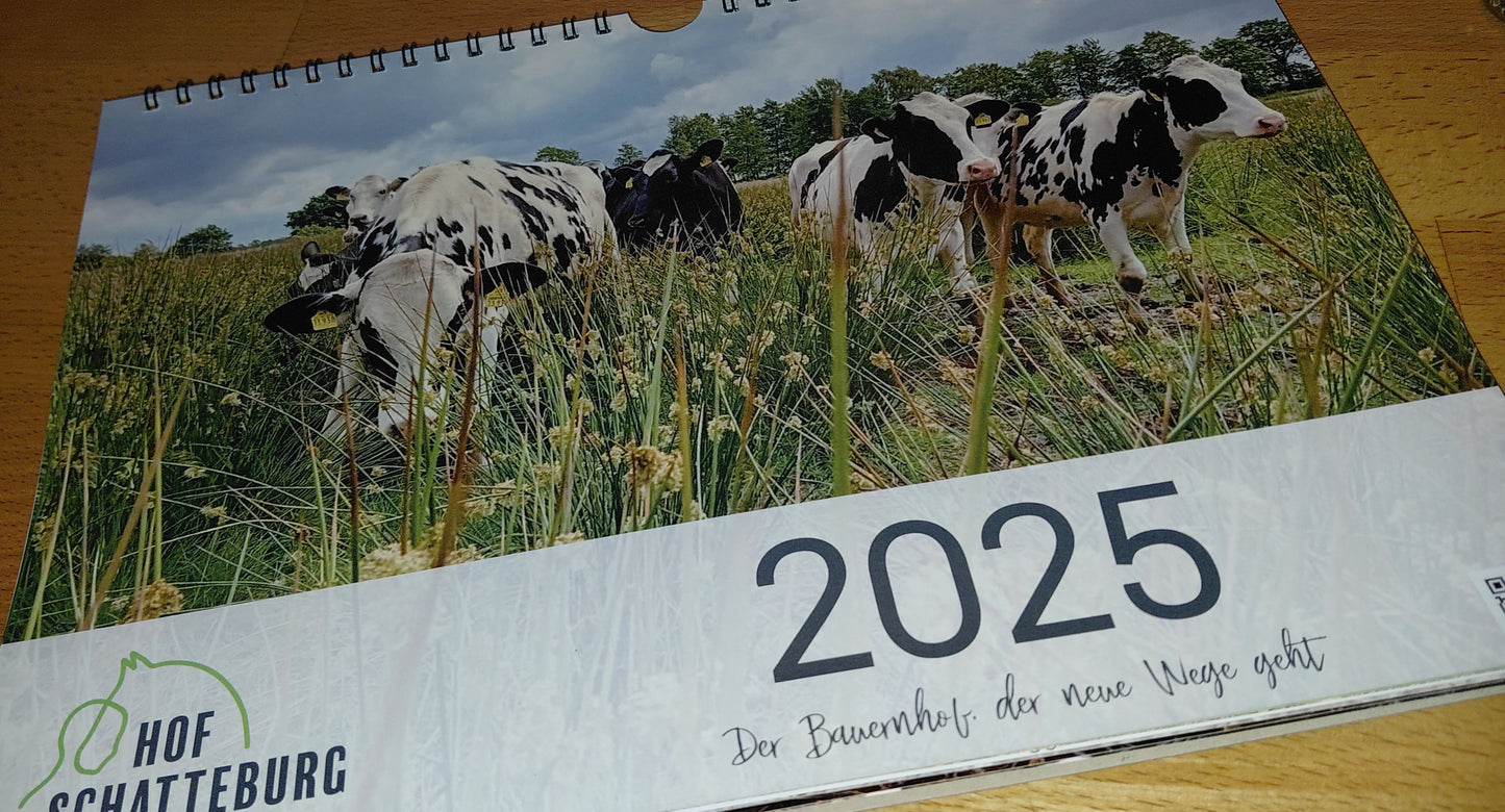 Hof Schatteburg Monatskalender 2026 – Tierische Momente fürs ganze Jahr